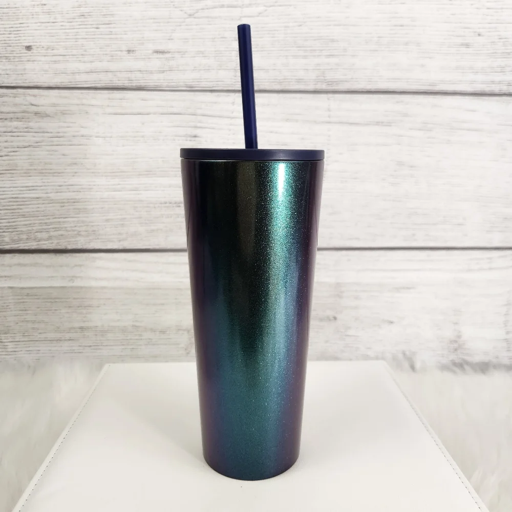 Starbucks Green Glitter Stainless Steel Tumbler